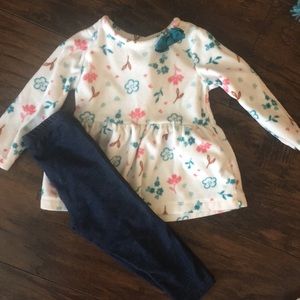Child of mine baby jean and sweater set